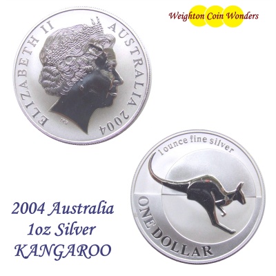2004 Silver 1oz KANGAROO